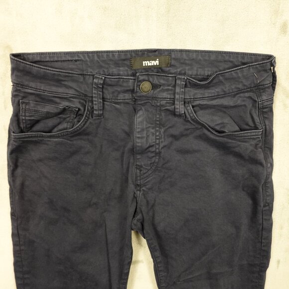 Men’s Mavi Jake Slim Straight Jeans Navy Blue Size 31x28 - Picture 2 of 12
